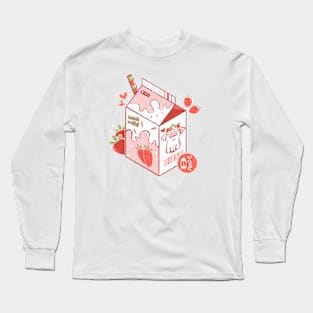 Strawberry Mooolk by Tobe Fonseca Long Sleeve T-Shirt